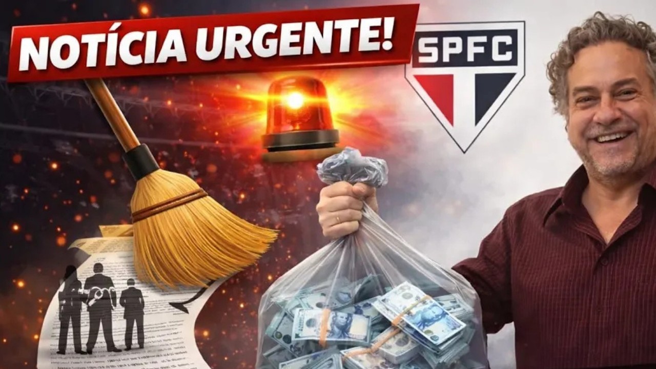 BOMBA NO SÃO PAULO! PRESIDENTE FAZ “LIMPA GERAL”