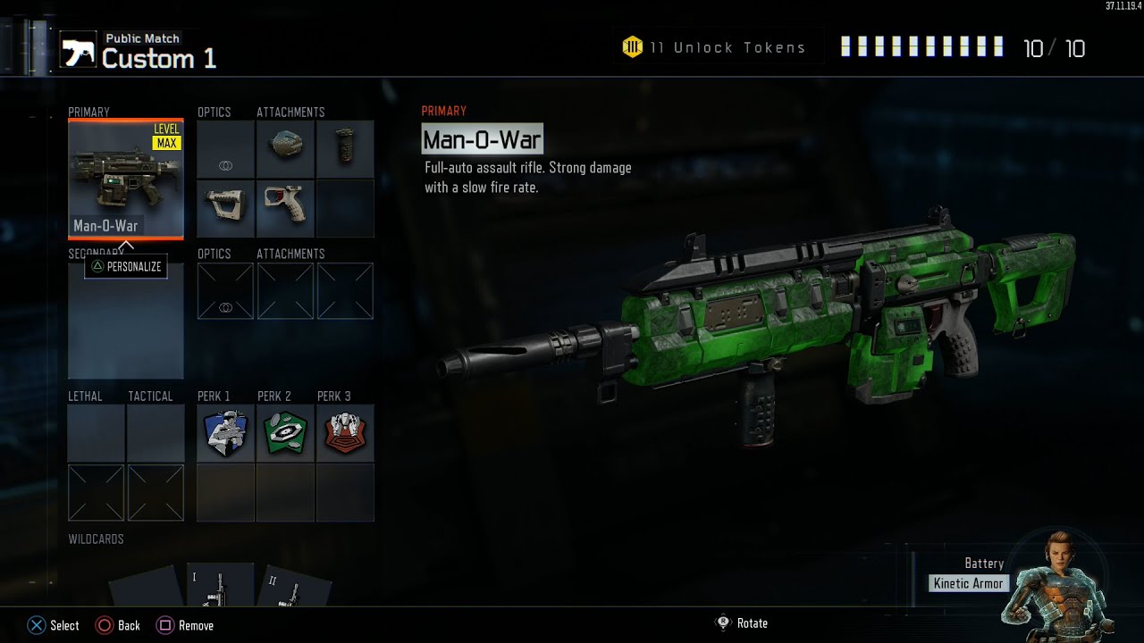 Call of Duty: Black Ops 3 Man-O-War Best Class Loadout Setup + Gameplay