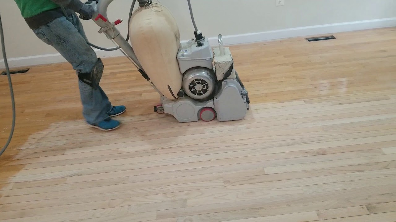 Using  my new bona  hd sander