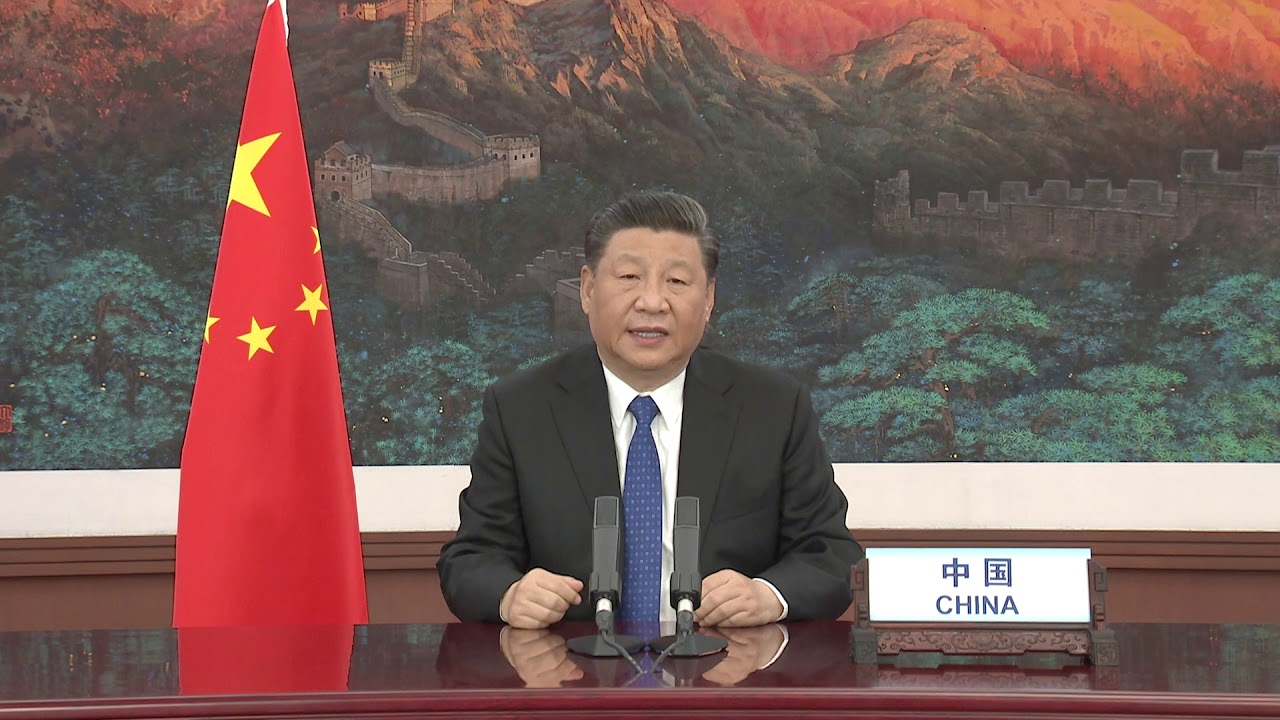Xi Jinping, President of the People's Republic of China address during the High Level Welcome WHA73