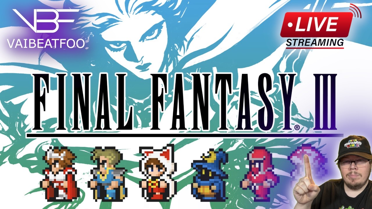 First Time Playing Final Fantasy III! Day 1