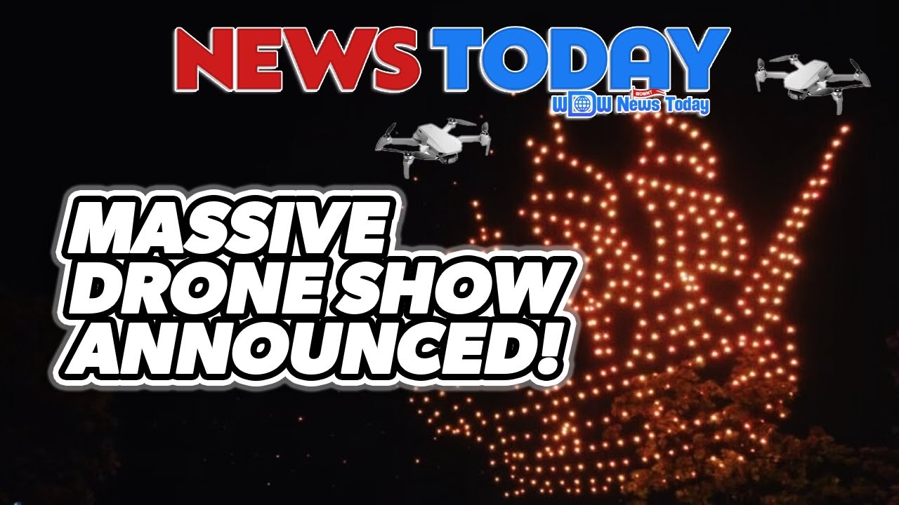Massive Drone Show Announced, Bob Iger Buys Women's Soccer Team