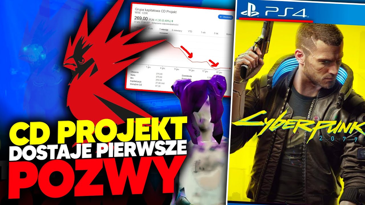CD PROJEKT RED komentuje PROBLEMY GRY! (pierwsze pozwy za cyberpunk 2077)
