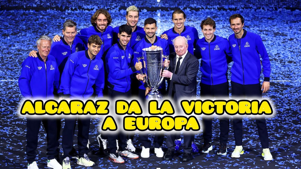 Alcaraz lidera a Europa en la Laver Cup 2024 #lavercup #2024 #berlin #alcaraz #federer #europa