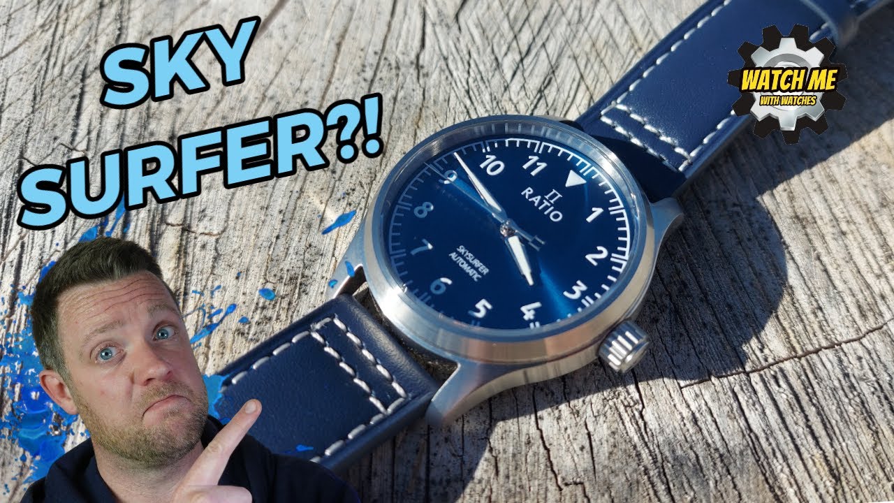 Ratio Sky Surfer — это недорогие пилотские часы с ИЗЮМИНКОЙ!