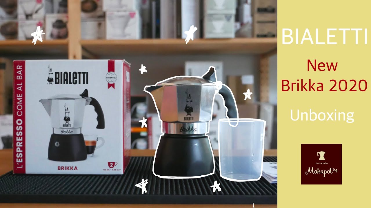 Bialetti New Brikka 2020 Unboxing and cleaning at first time