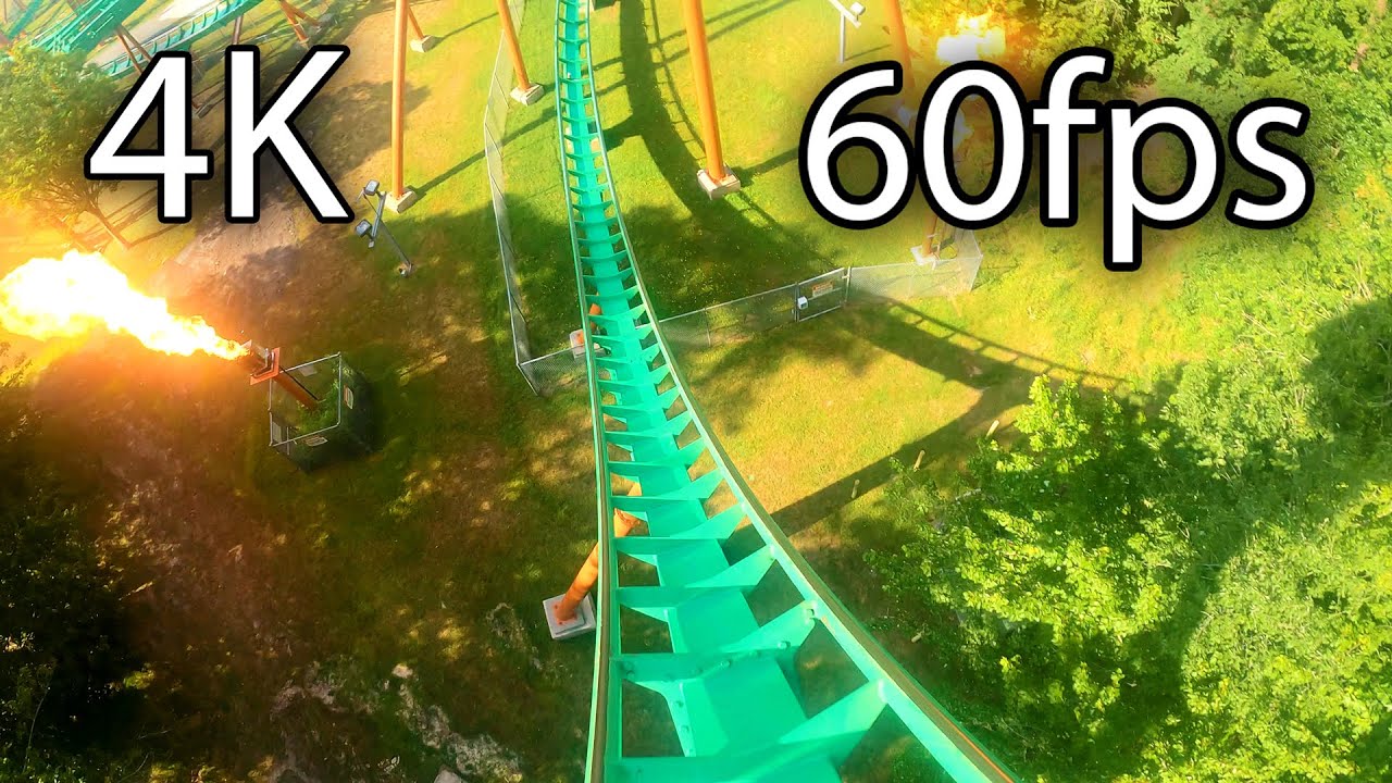 Medusa front seat on-ride 4K POV @60fps Six Flags Great Adventure
