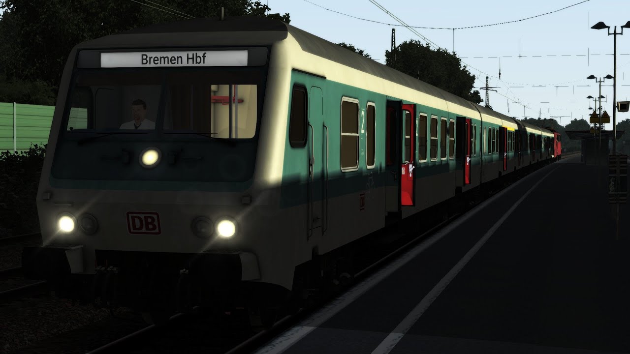 Train Simulator Classic | Führerstands-Testfahrt | PP Bybdzf MiGr - Ellok Version | RE nach Bremen