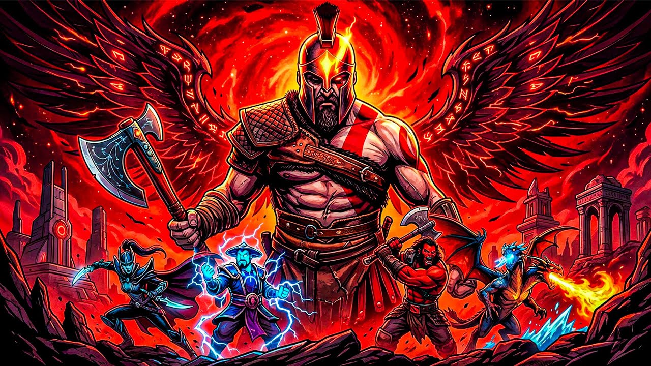 What If Kratos Arrived In The Dota 2 Universe?