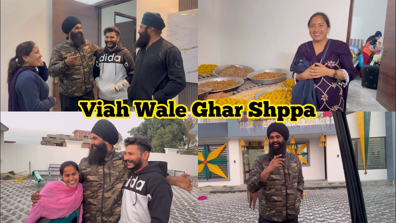 Viah Wale Ghar Shppa , Viah Wala Munda Te Surprised 😮 Ho Gia