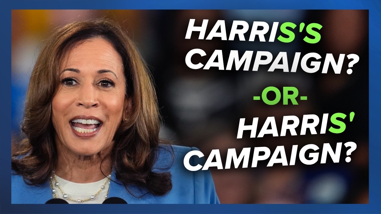 ❜ Harris&rsquo; Campaign vs Harris&rsquo;s Campaign: Apostrophe Wars Spark Fresh Debate