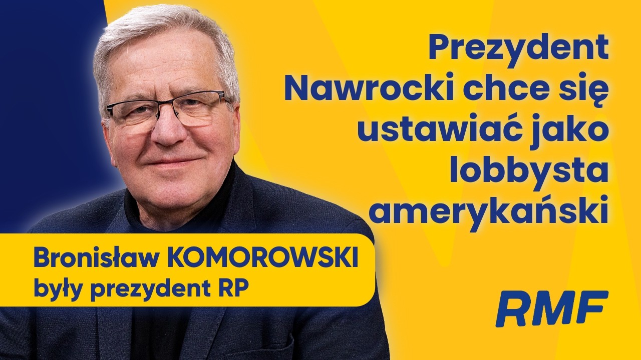 Były Prezydent Bronisław Komorowski w Popołudniowej rozmowie w RMF FM