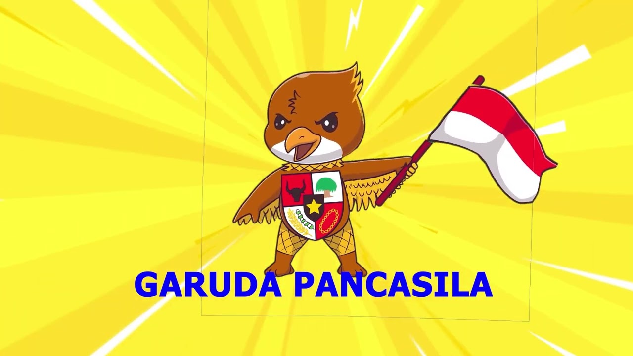Garuda Pancasila Versi Anime Chibi
