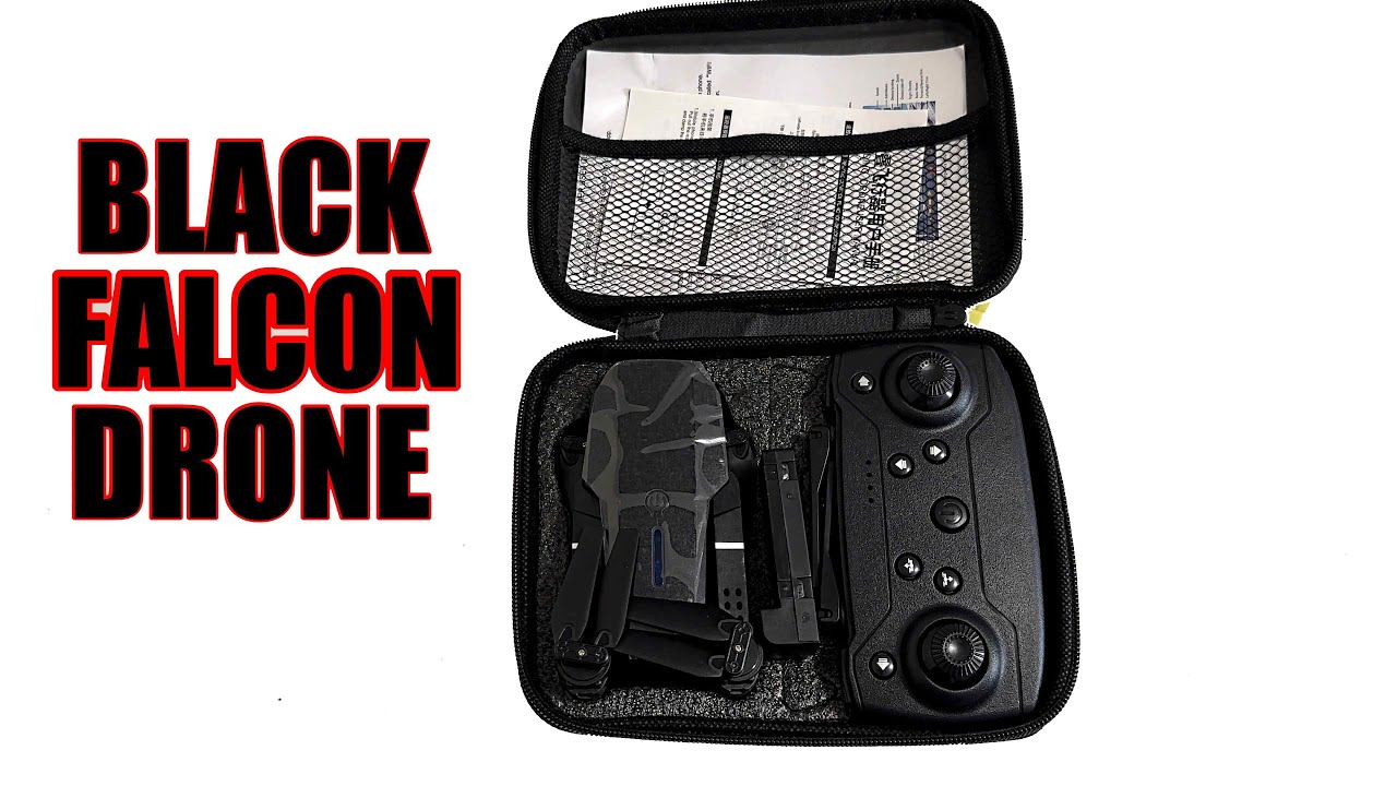BLACK FALCON Folding 4K DRONE Setup Fight Review #drone