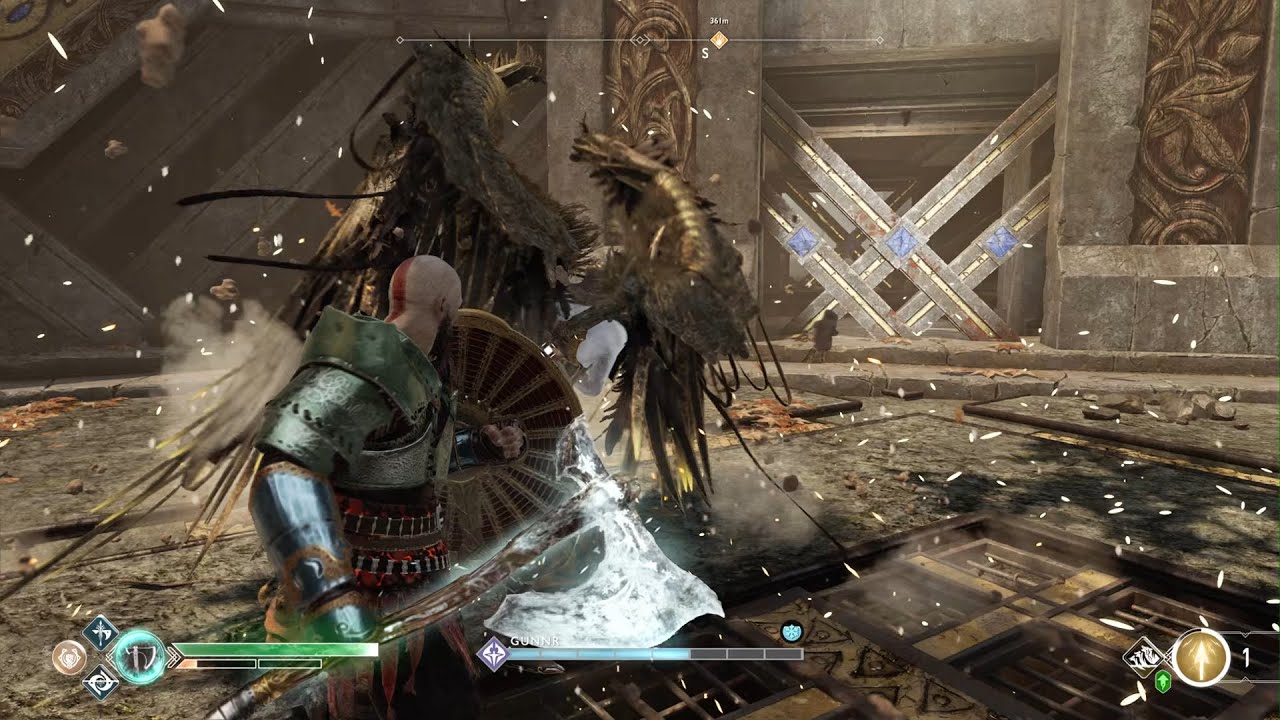 Gunnr Boss Fight No Damage - God of War (2018)