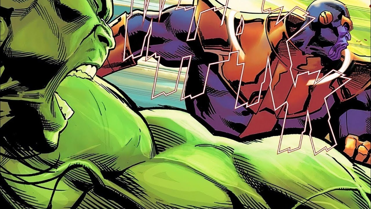 HULK(FRACTURED SON) VS THANOS Infinity comic