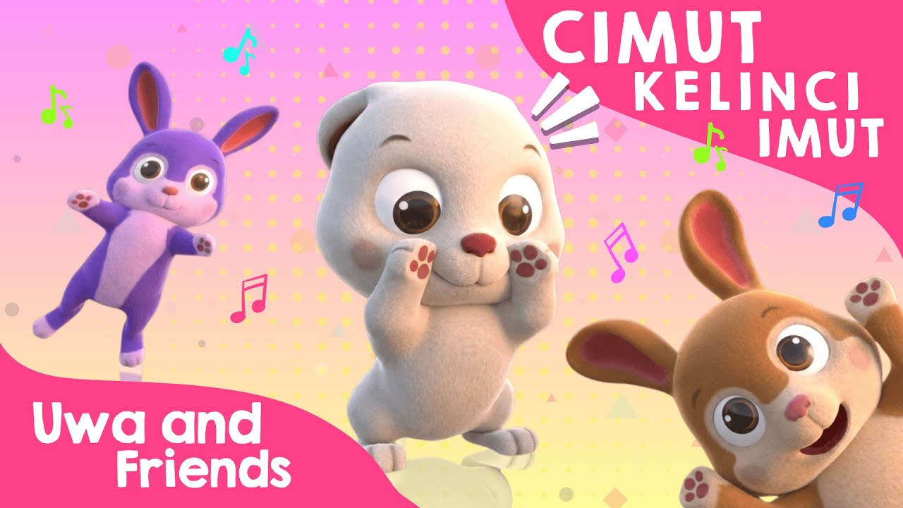 Cimut Kelinci Imut - [4K] - Lagu Anak Balita