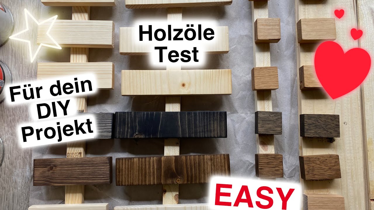 OLI-NATURA Holz Öle Test: Wie wirken die Projekt- und Universalöle auf Fichte & Eiche massiv Holz?
