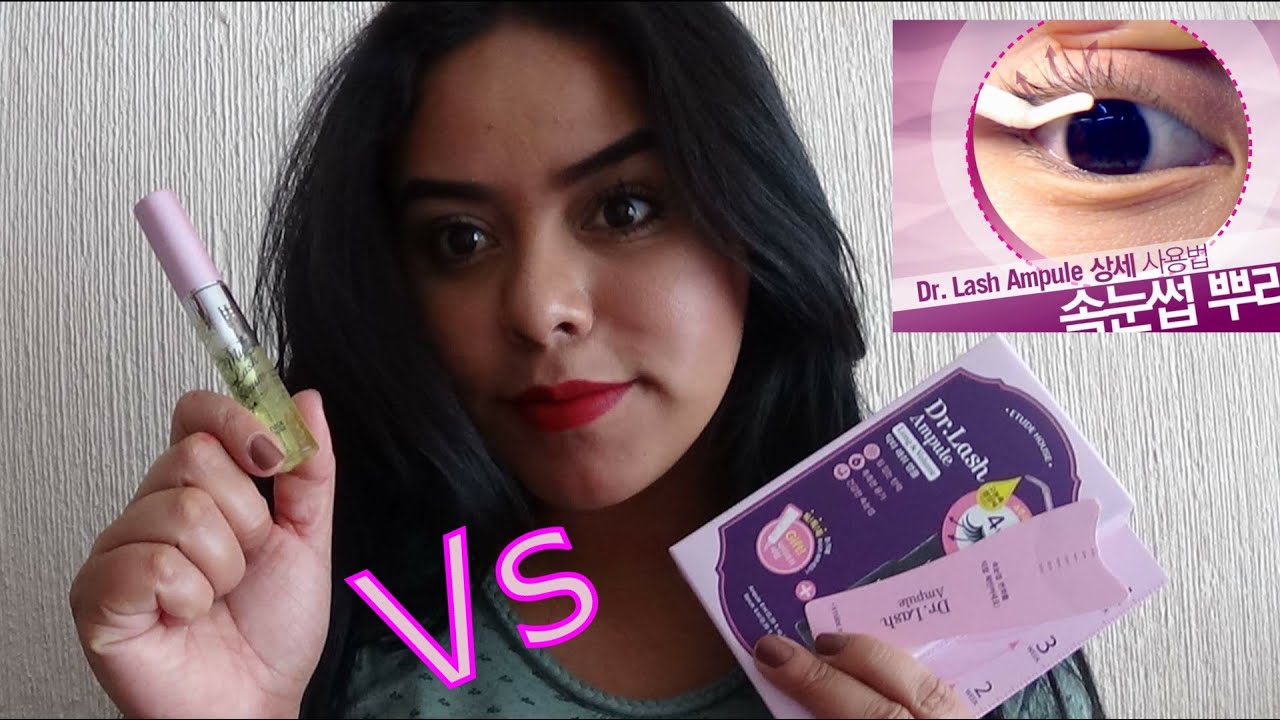 DUELO DE PRODUCTOS : Etude  House Dr. lash Ampule VS  my  lash  serum + TIPS!