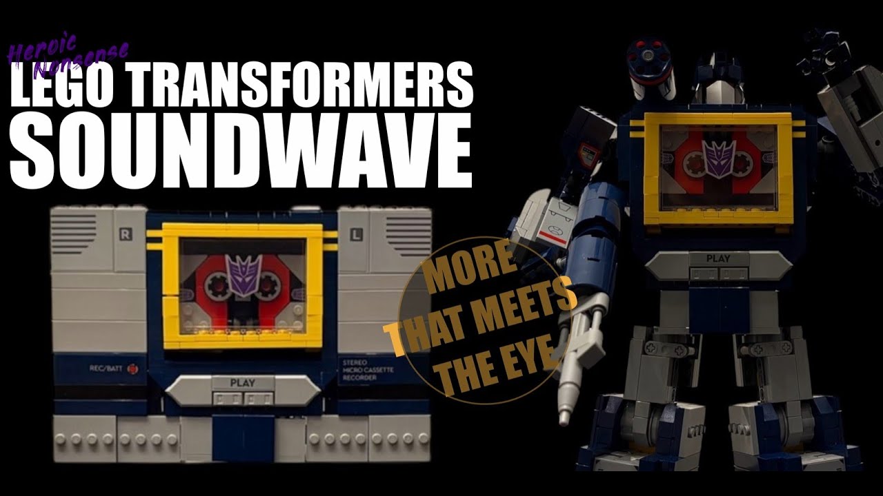 LEGO Transformers SOUNDWAVE Spotlight - Ultimate Collector Build, Transformation & Display Ideas!