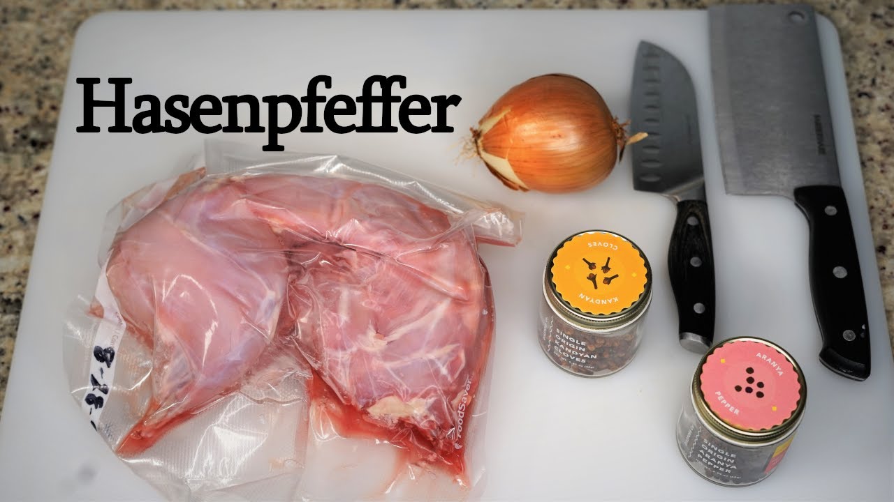 Making Hasenpfeffer- Rabbit Stew (Carnivore)