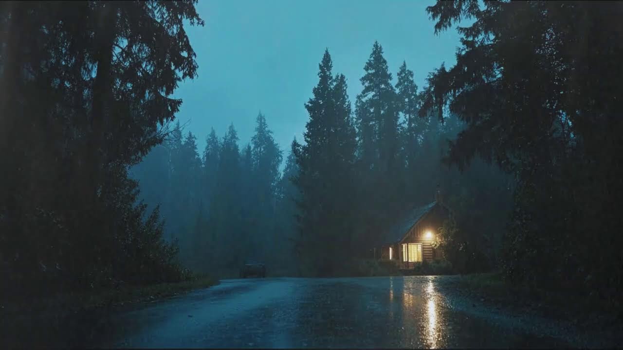 Deep Rainfall and Thunder That Calms Anxiety and Improves Sleep Quality