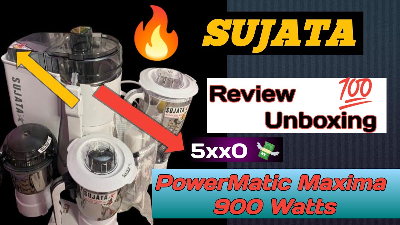 Sujata PowerMatic Maxima 900 Watts Motor  | juicer Mixer Grinder | best 