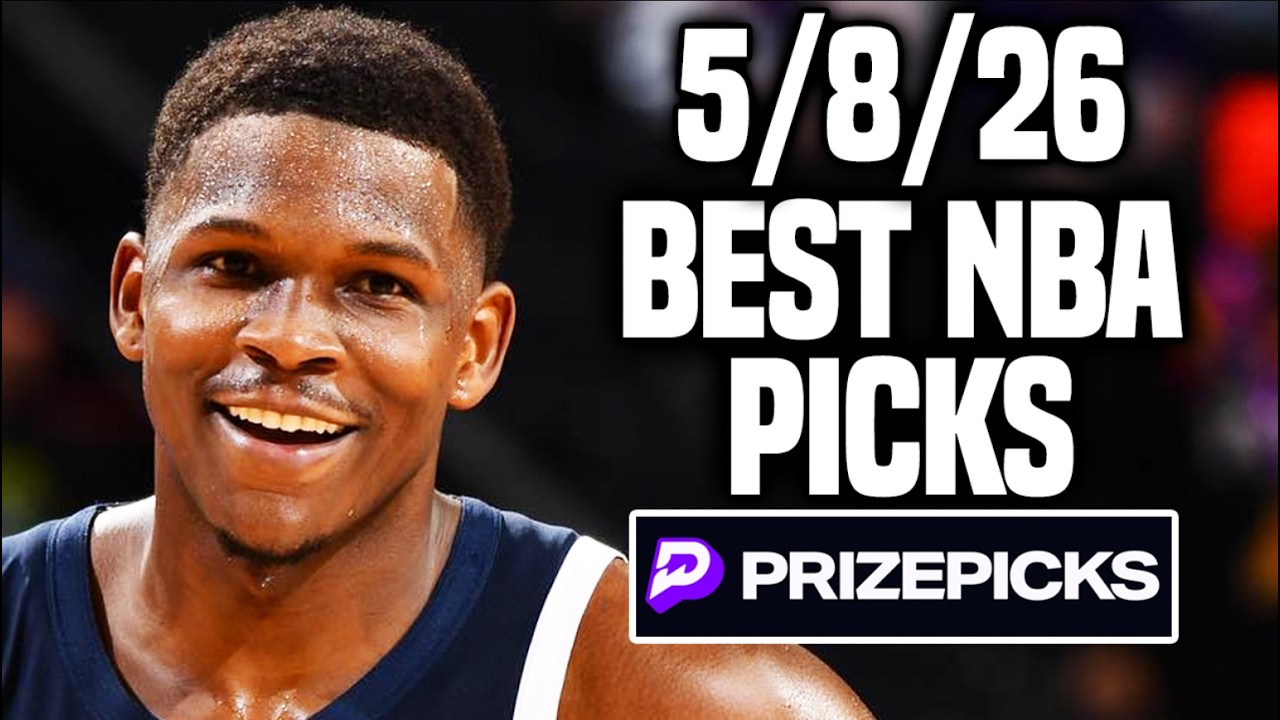 BEST NBA PROPS TODAY | BEST 5 BETS | FRIDAY 5/8/26 | PRIZEPICKS & UNDERDOG FANTASY