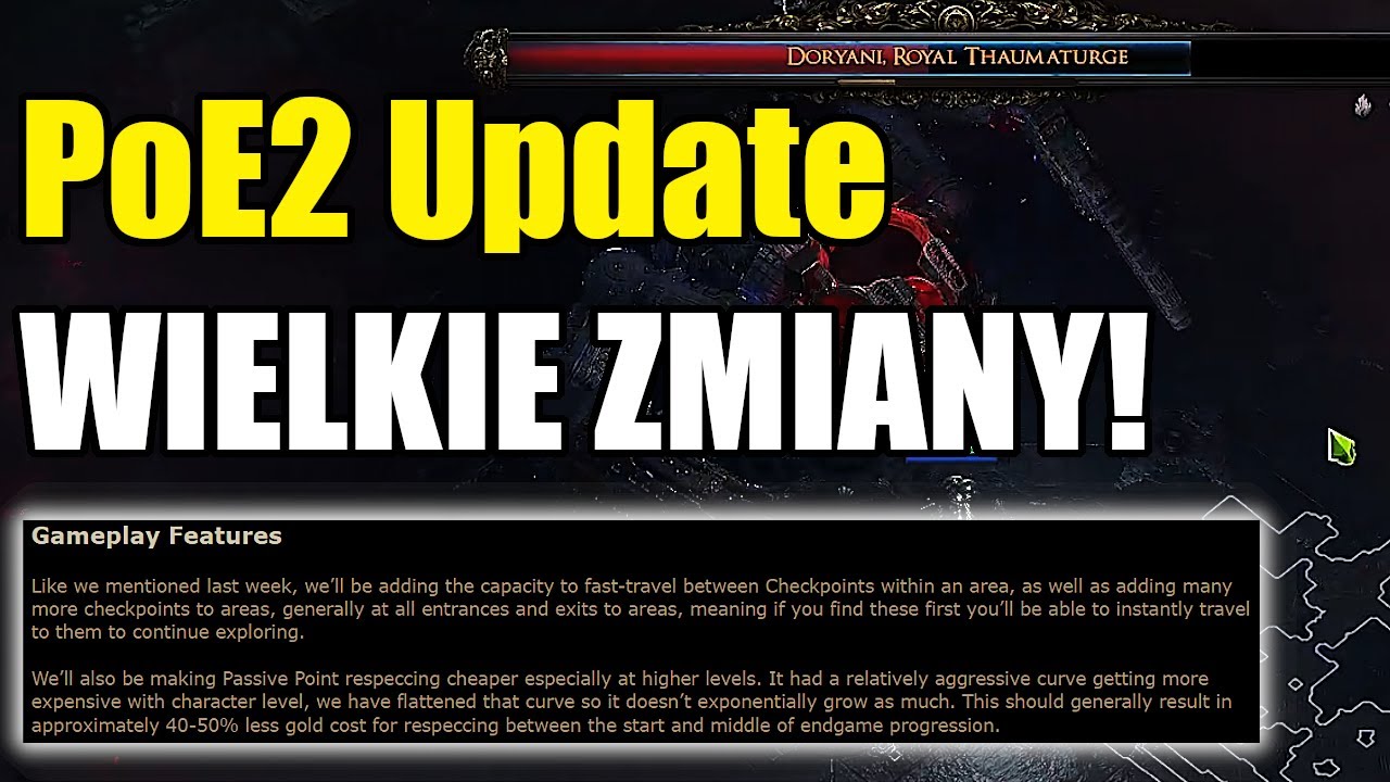 Path of Exile 2 UPDATE! - Nerf ENDGAME'u, Nerf SKILLI, 50% koszt RESPEC'u!