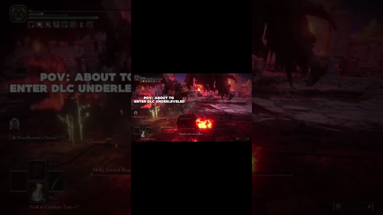 Underleveled Elden Ling DLC experience