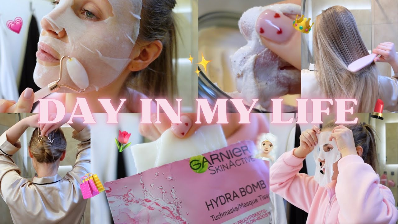 DAY IN MY LIFE | selfcare routine, cooking & new books 💗