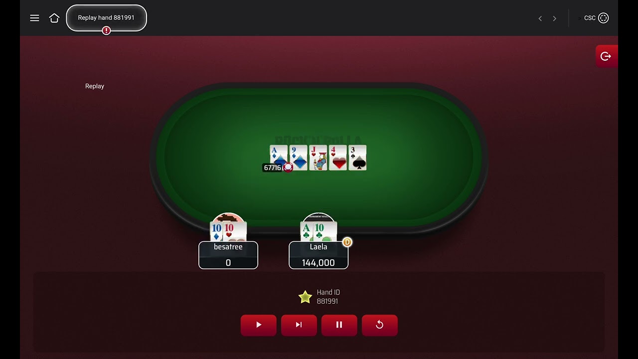 Poker tournament 