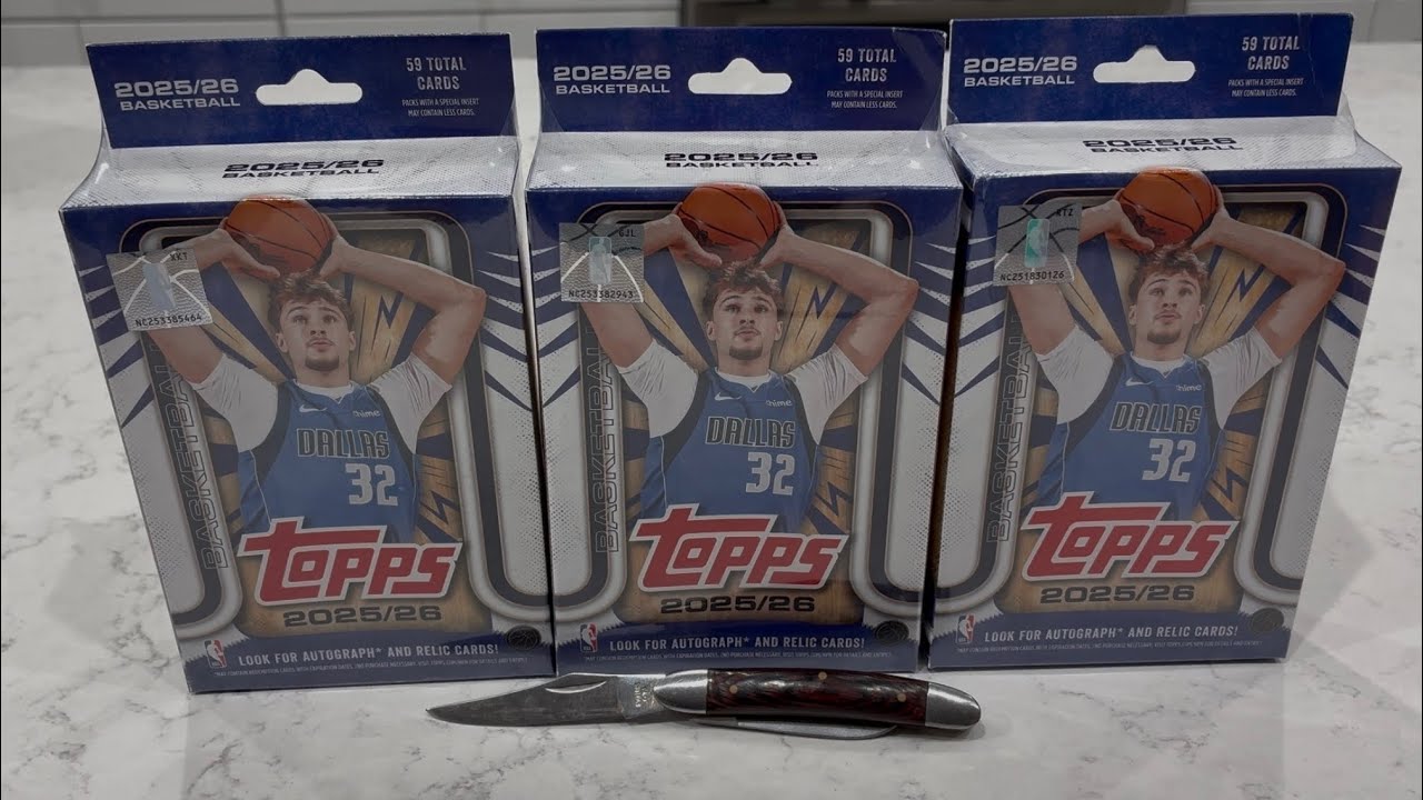 HIT A HOT BOX! 🔥😱 OPENING 3 HANGER BOXES OF 2025-26 TOPPS BASKETBALL FLAGSHIP 