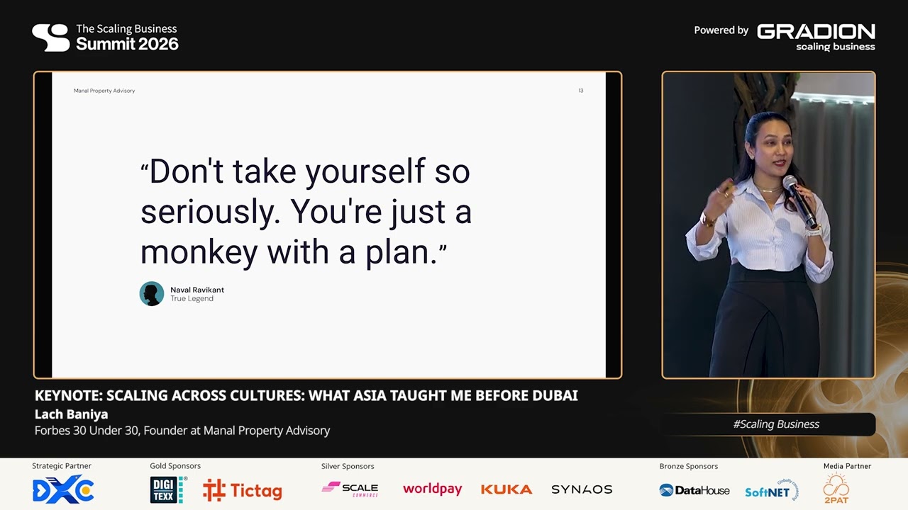[SBS 2026] Keynote: Scaling Across Cultures: What Asia Taught Me before Dubai