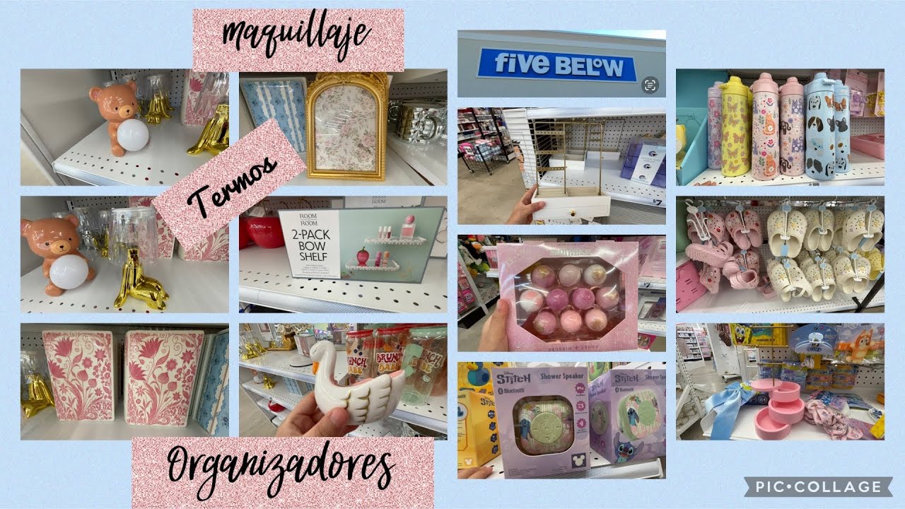 TANTAS COSITAS BELLAS EN LA TIENDA DE FIVE BELOW 