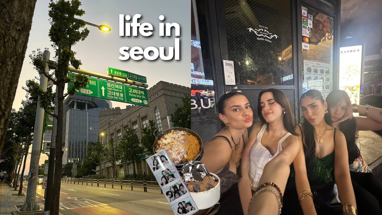 life in SEOUL vlog: hongdae nights, shinsegae mall, cute cafes, good food