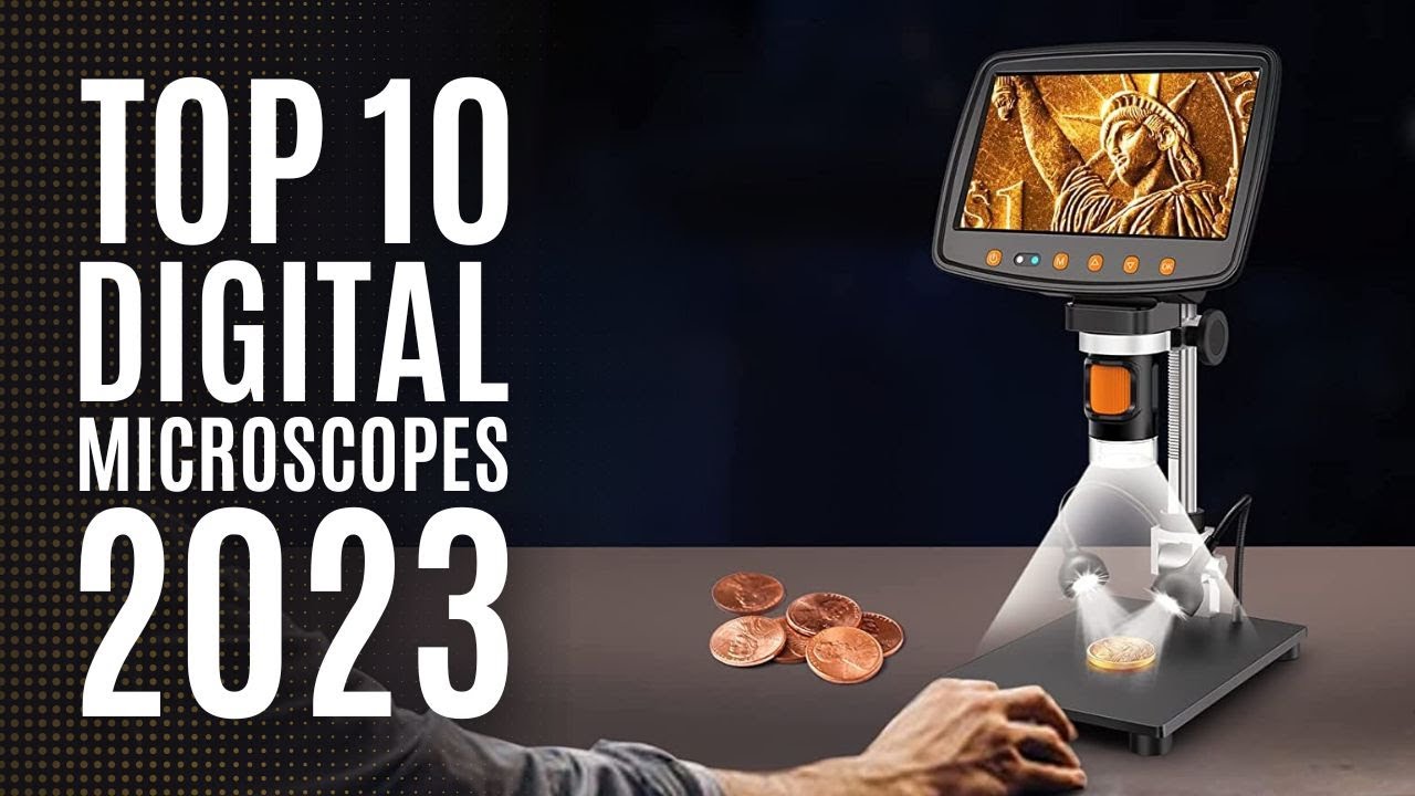 Top 10: Best LCD Digital Microscopes in 2023 / USB Soldering Microscope, Coin Microscope with HDMI