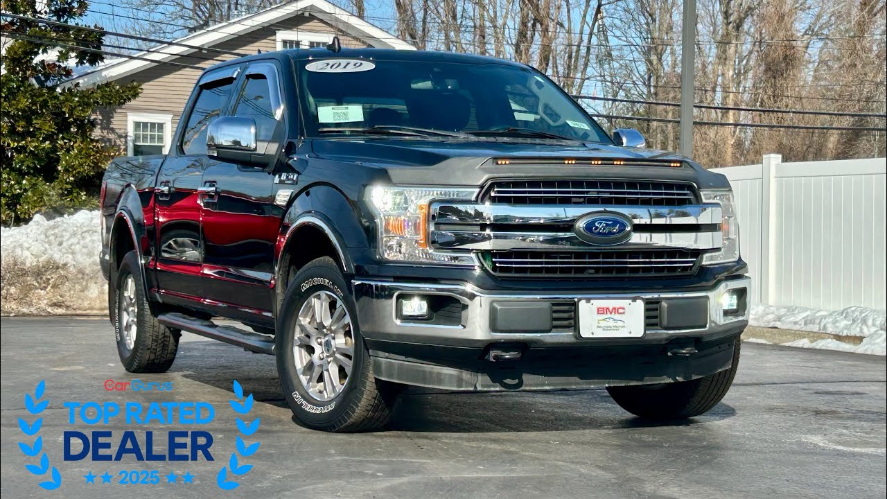 2019 Ford F-150 Lariat 4X4 Crew Cab 5.0L V8. One Owner!!! LOW Miles!!!