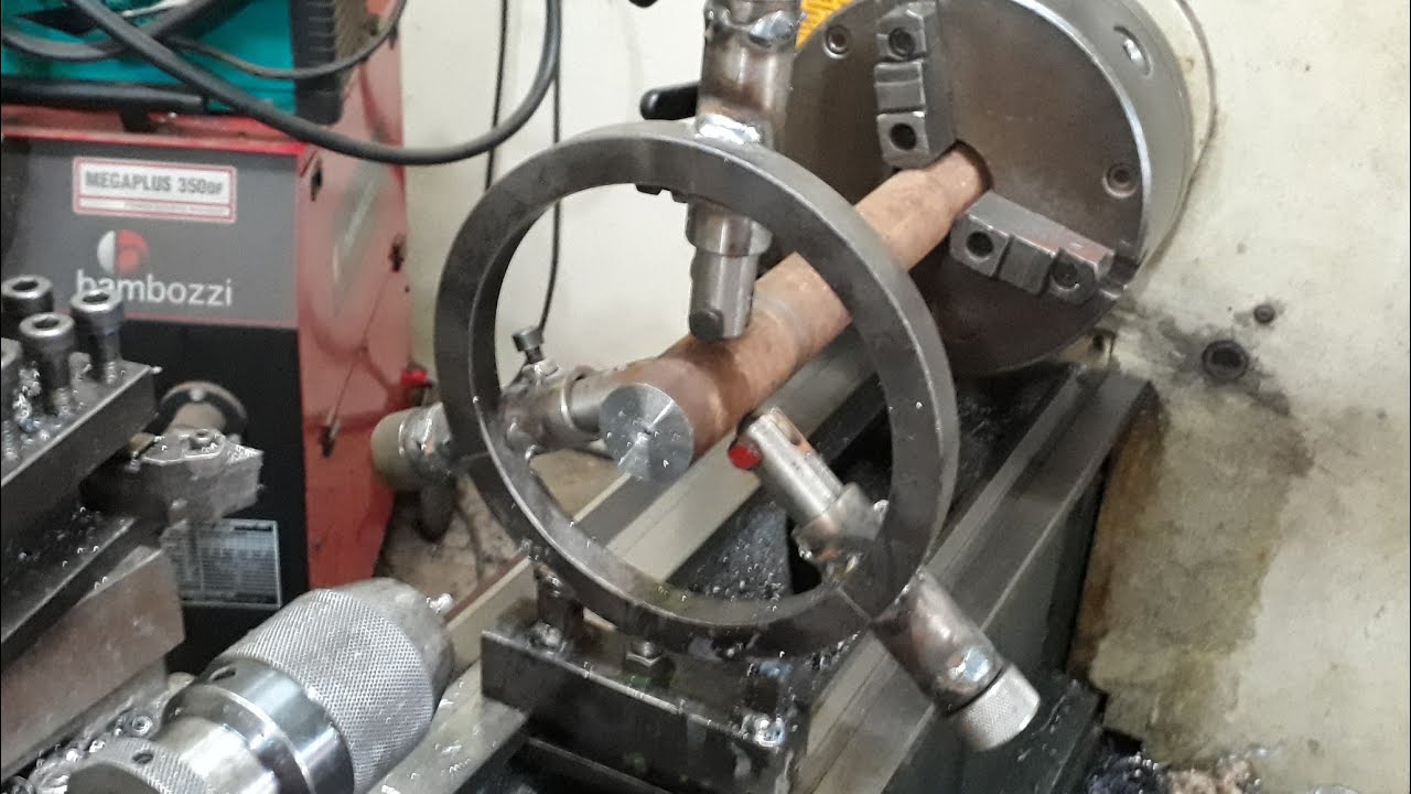 Torno Mecânico - Fabricação de luneta fixa p torno mecânico