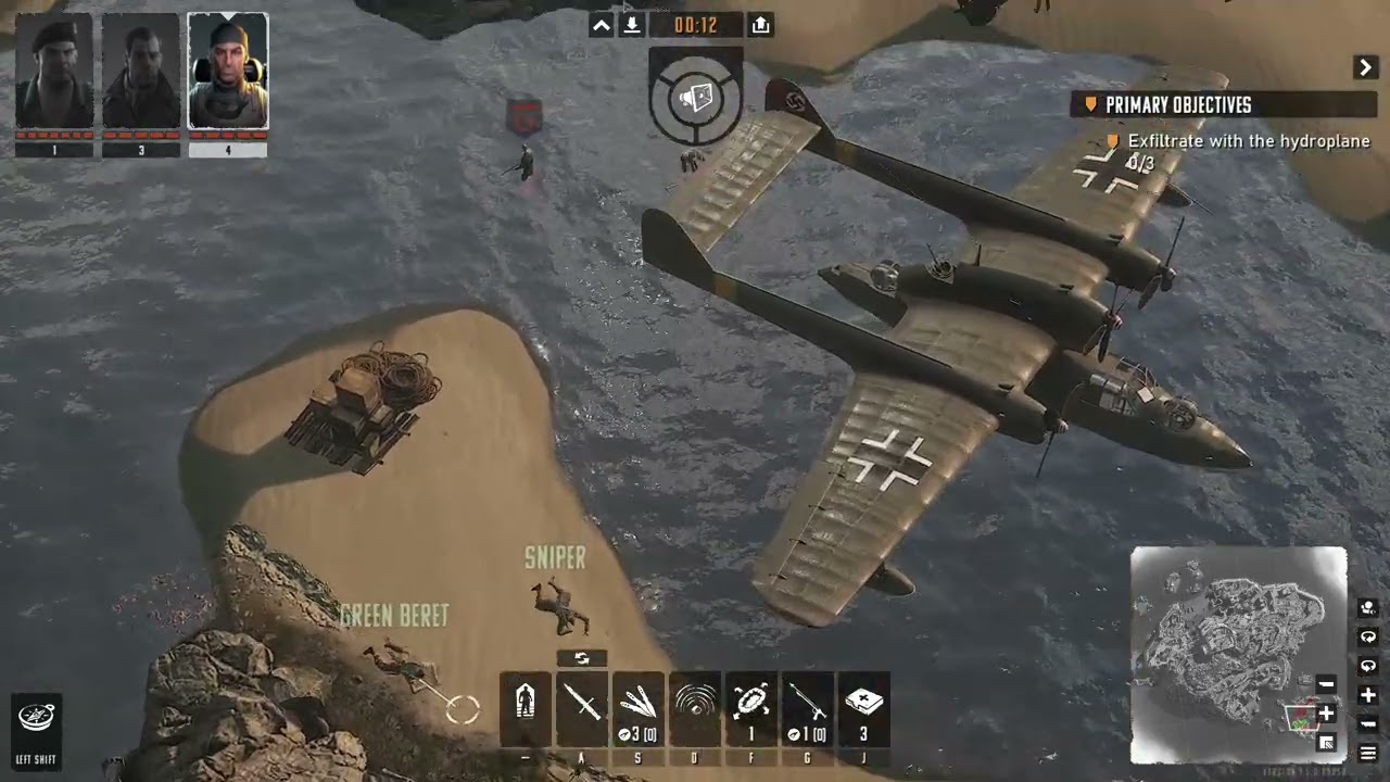 Commandos Origins: Shadows Over Crete Walkthrough (Part 21 - Operation Artemis 6)