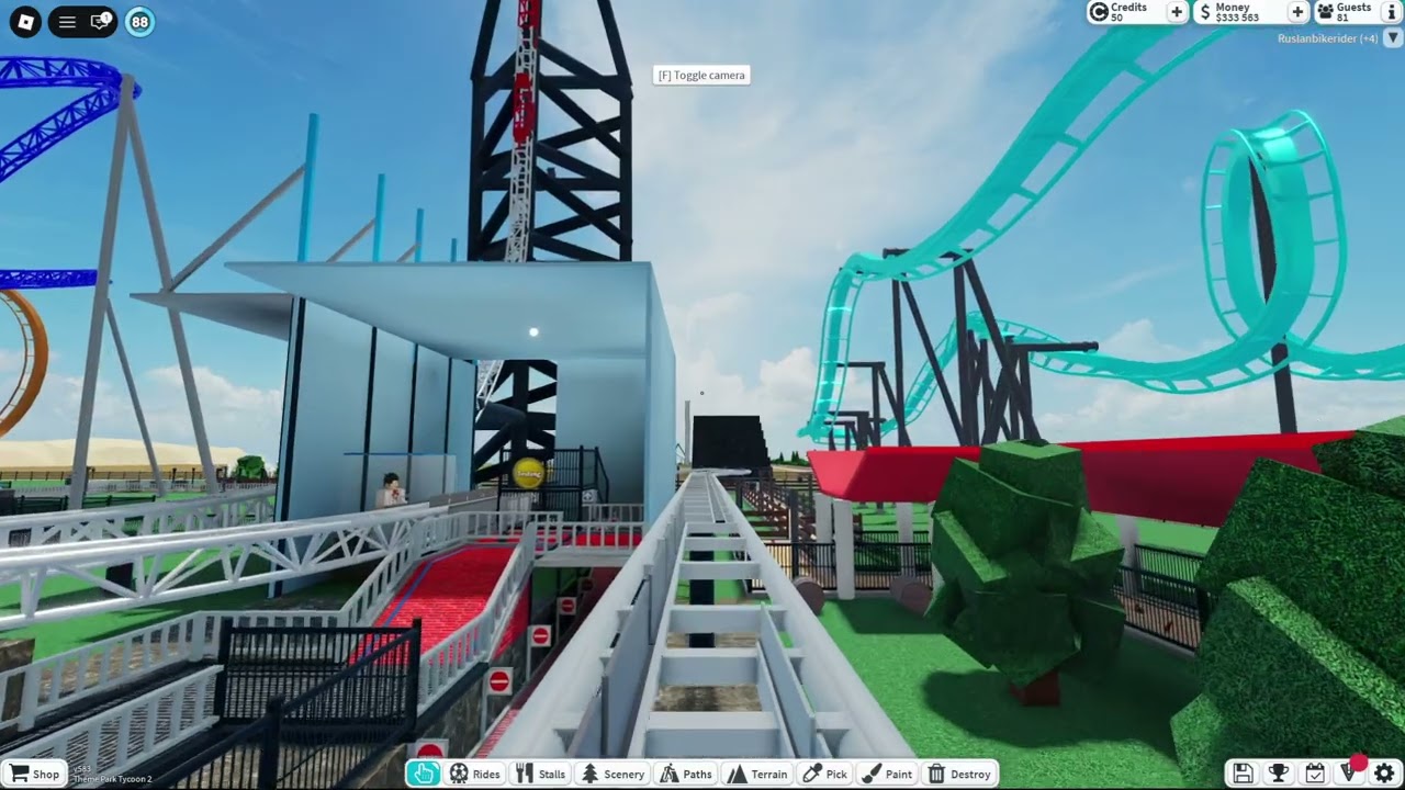 Top Thrill 2 Showcase || Theme Park Tycoon 2