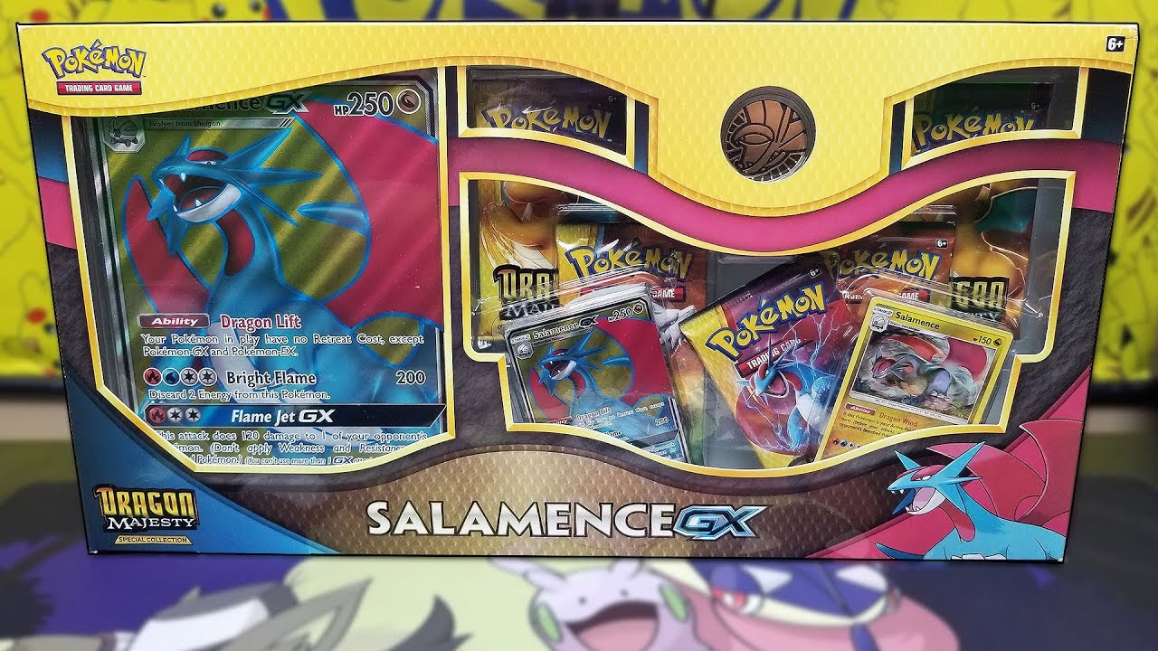 Pokemon Dragon Majesty Salamence GX Special Collection Box Opening