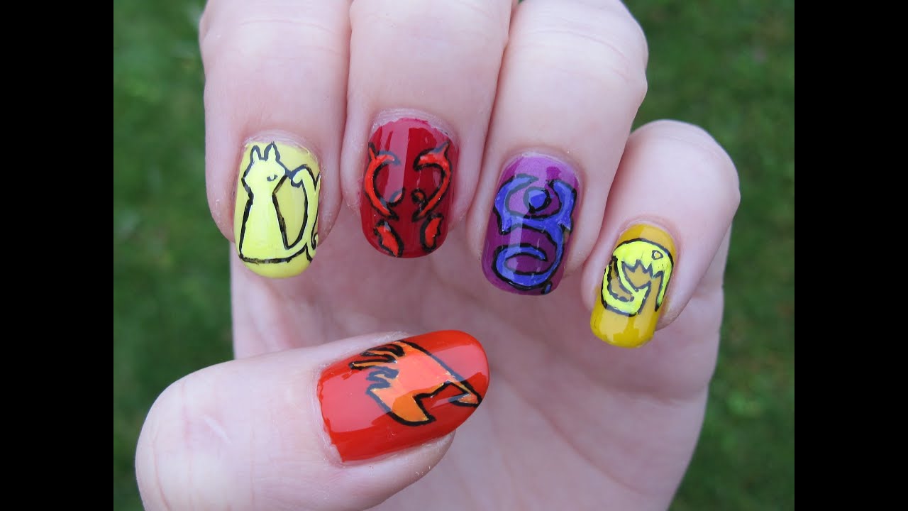 Fairy Tail nail art