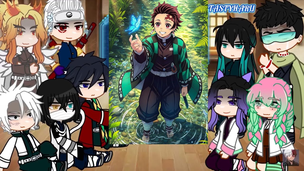 ☀️🌊🗡️ Hashiras React to Tanjiro Kamado! || Part-3/?|| Gacha React 🇺🇸 