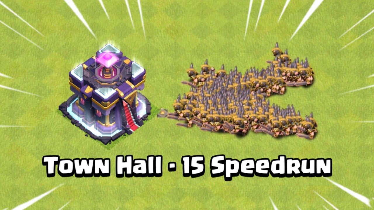 Town hall 15 Speedrun | Clash of clans town hall 15 | Clash of clans Speedrun