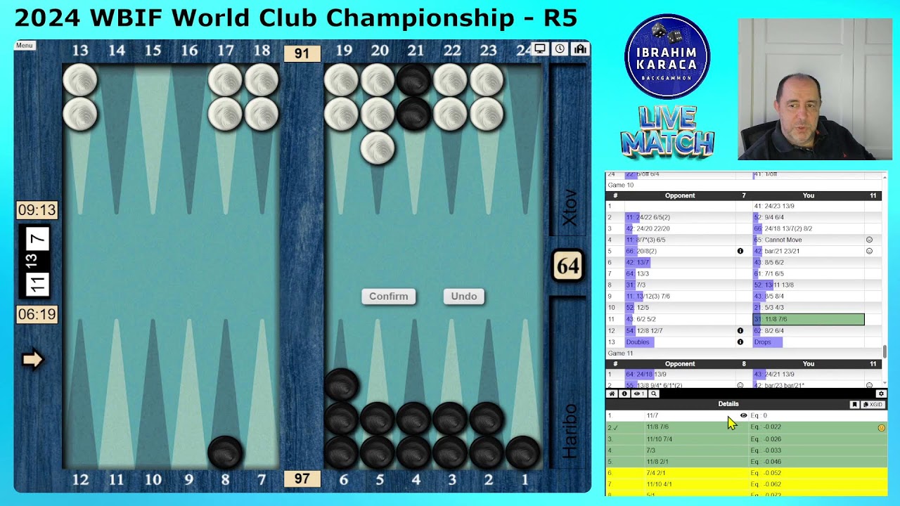 Ibrahim Karaca (Haribo) vs. Christophe Nadeau (Xtov)  --- 2024 WBIF World Club  R5