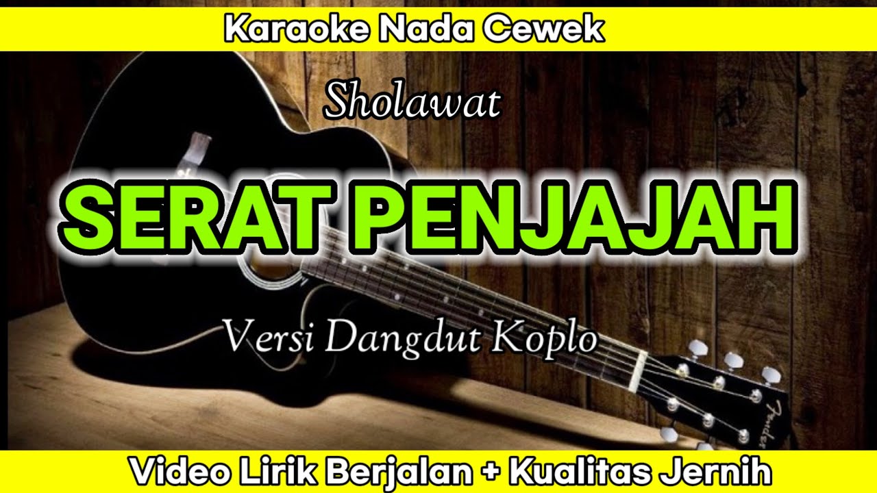 SERAT PENJAJAH (Kalamun Kodim) - Karaoke Lirik Berjalan Versi Dangdut Koplo