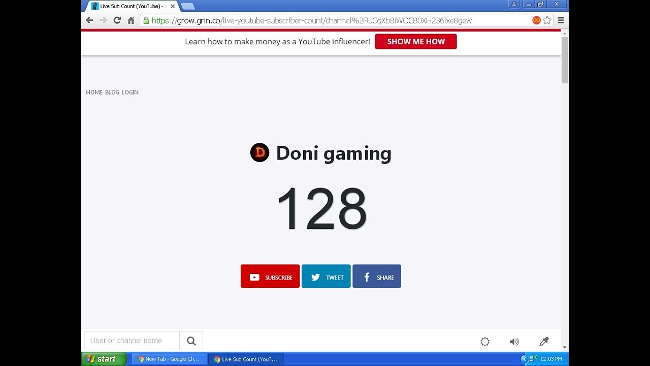 HOW TO SEE REAL TIME YOUTUBE SUBSCRIBER COUNT