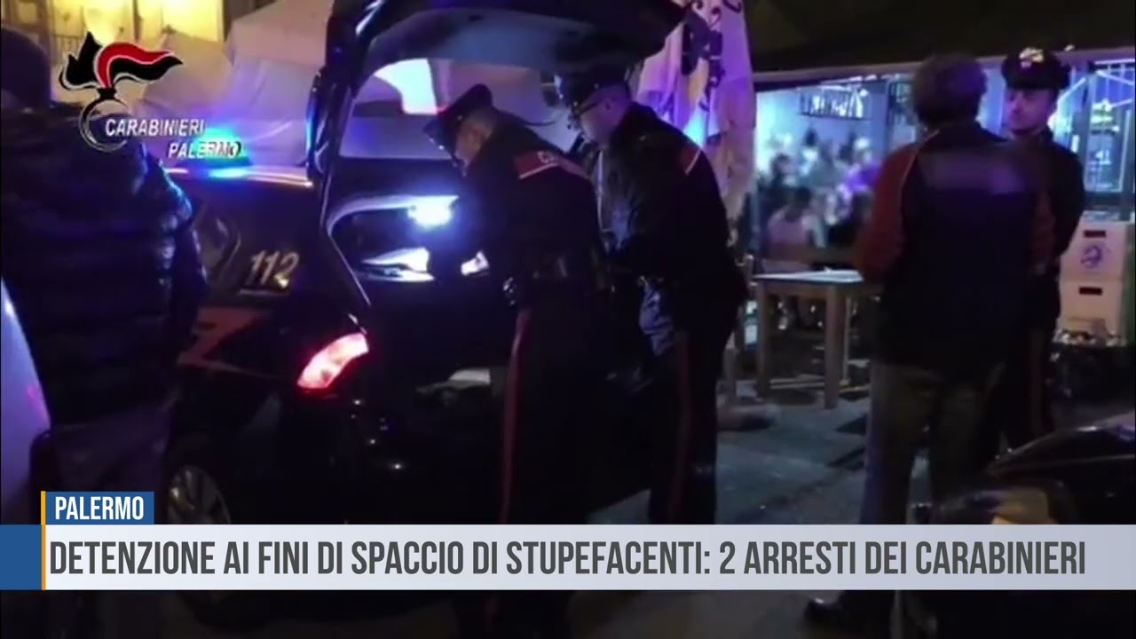 Palermo: Detenzione ai fini di spaccio di stupefacenti: 2 arresti dei carabinieri