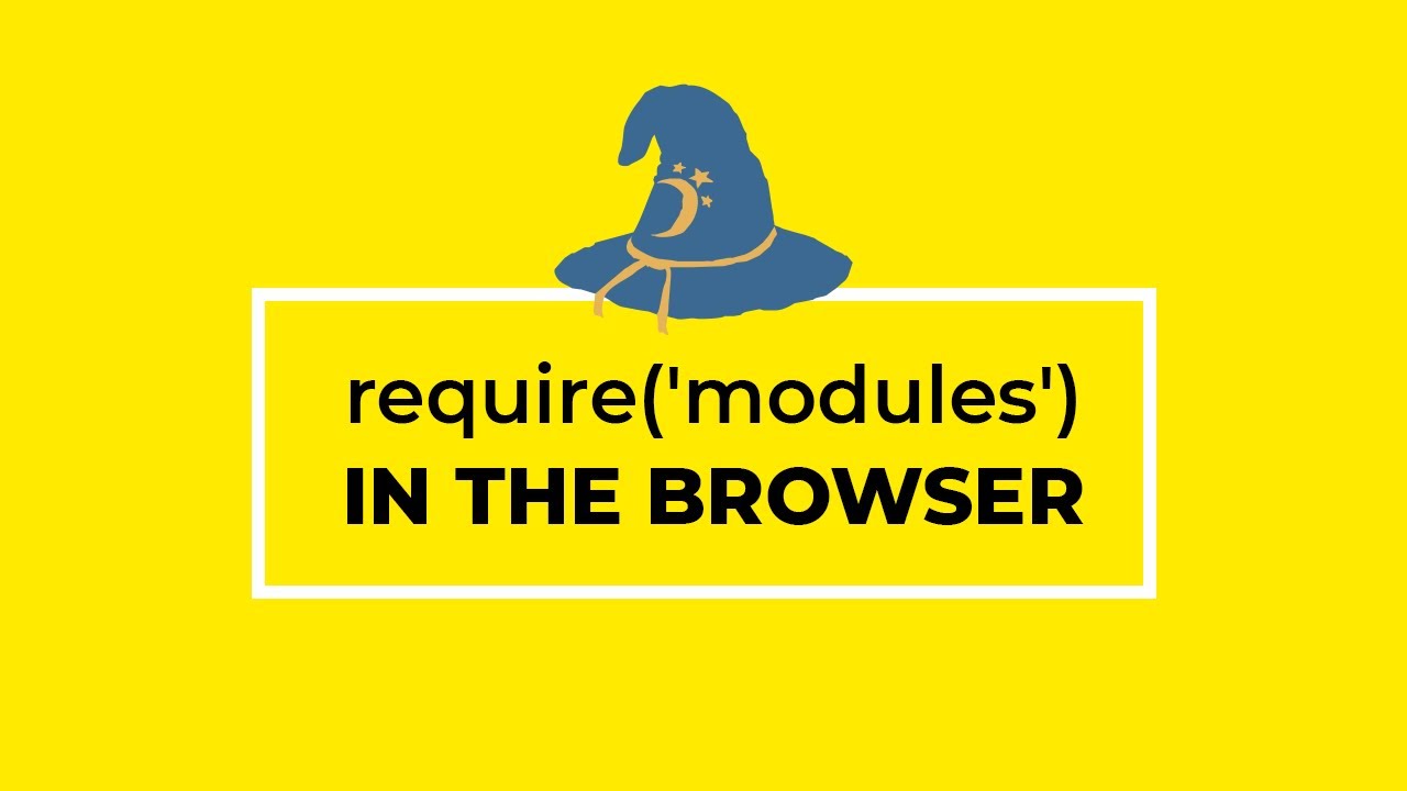 Browserify Tutorial - Using require() In The Browser
